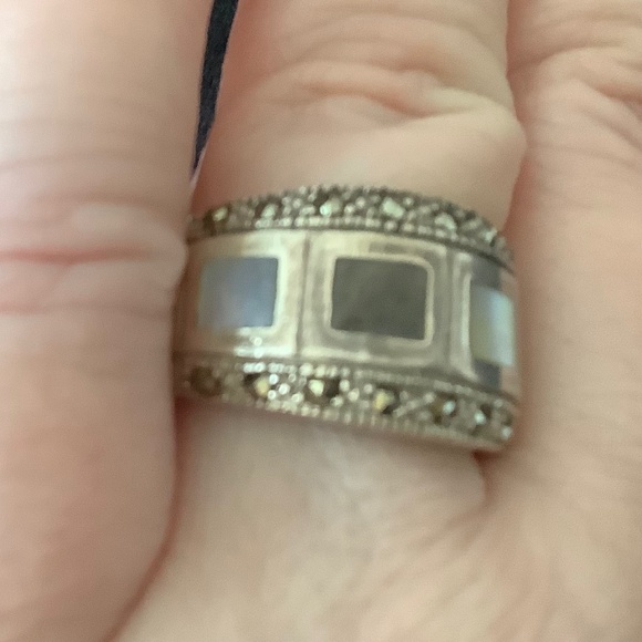 Unisex 925 ring SZ 7 - Picture 2 of 8